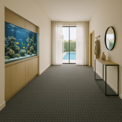 Metrážový koberec Udinese antracit - neúčtujeme odřezky z role