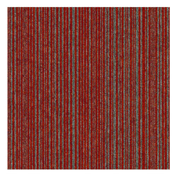 Kobercový čtverec Coral Lines 60380-50 červeno-šedý 50 x 50 cm