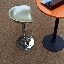 Kobercový čtverec Coral 58309 Bitumen hnědý 50 x 50 cm