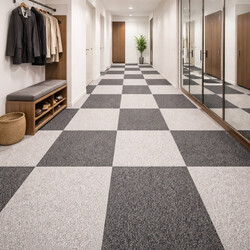 Kobercový čtverec Sonar 4475 světle šedý 50 x 50 cm