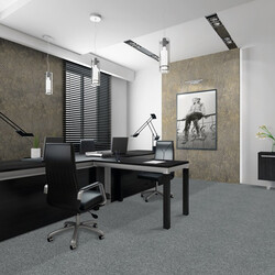 Kobercový čtverec Sonar 4476 tmavě šedý 50 x 50 cm