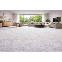 Metrážový koberec Ester / 74 Bílo šedá, zátěžový