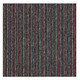 Kobercový čtverec Sonar Lines 4520 červenočerný