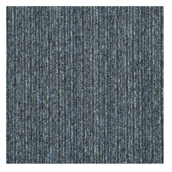Kobercový čtverec Sonar Lines 4183 modrošedý 50 x 50 cm