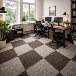 Kobercový čtverec Best 84 tmavě modrý 50 x 50 cm