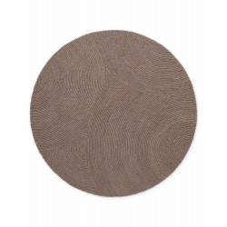 Kusový koberec Eleni 106219 Taupe kruh