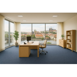 Metrážový koberec Lindau 39 Modrý, zátěžový