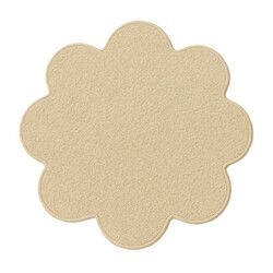 Kusový koberec Eton béžový květina