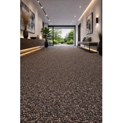 Metrážový koberec New Techno 3516 tm. béžové, zátěžový