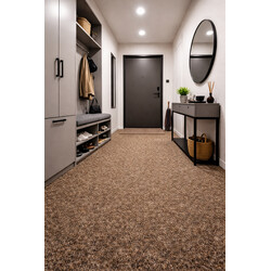 Metrážový koberec Lindau 80 Hnědý, zátěžový