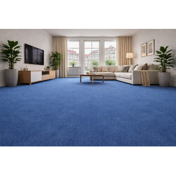 Metrážový koberec Bingo 3R32 tmavě modrý