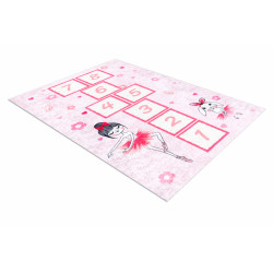 Dětský kusový koberec Junior 51828.802 Ballerina pink