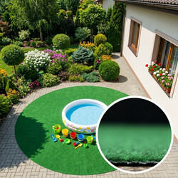 Umělá tráva pod bazén Sporting s nopy KRUH (vhodný jako bazénová podložka) – na ven i na doma