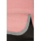 Protiskluzový kusový koberec Niños 103087 Grau-Rosa 67x120 cm