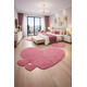 Kusový koberec Eton růžový srdce