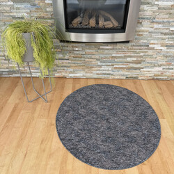 Kusový koberec Madrid hnědošedý kruh