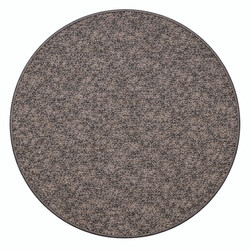 Kusový koberec Madrid hnědošedý kruh