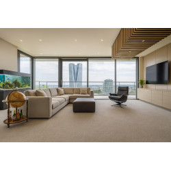 AKCE: 150x150 cm Metrážový koberec Nature světle béžový - neúčtujeme odřezky z role