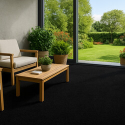 AKCE: 90x600 cm Umělá tráva Wembley jedinečná černá