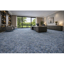 Metrážový koberec Rambo 77 modrý, zátěžový