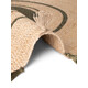 Kusový koberec Jute Braided 106330 Natural Green kruh
