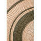 Kusový koberec Jute Braided 106330 Natural Green kruh