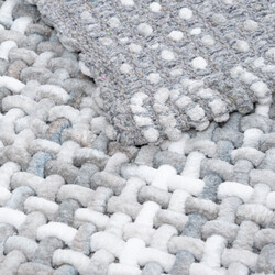 Koupelnová předložka Belweder multi šedá