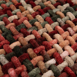 Koupelnová předložka Belweder multi červená