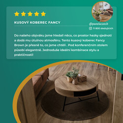 Kusový koberec Fancy 103008 Braun - hnědý kruh