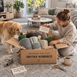 Balíček náhodných zbytků nových koberců ♻️