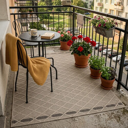 Kusový koberec Patara 4953 Beige – na ven i na doma