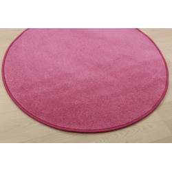 Kusový koberec Eton růžový 11 kruh