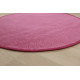 Kusový koberec Eton růžový 11 kruh