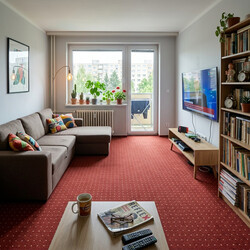 Metrážový koberec Udinese terra - neúčtujeme odřezky z role