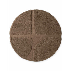 Kusový koberec Ted Baker Lambeth 106369 Hnědá kruh