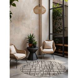 Kusový koberec Ted Baker Haringey 106387 Černá kruh