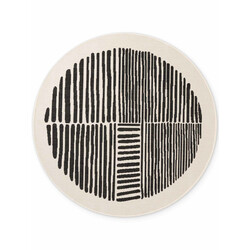 Kusový koberec Ted Baker Haringey 106390 Černá kruh