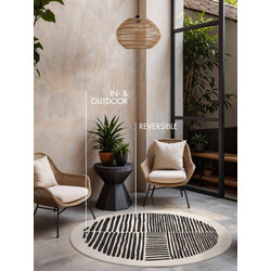 Kusový koberec Ted Baker Haringey 106390 Černá kruh