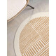 Kusový koberec Ted Baker Haringey 106391 Natural White kruh