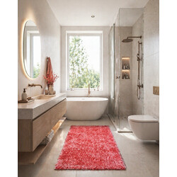 Protiskluzová koupelnová předložka RASTA MICRO NEW růžová