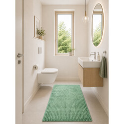 Koupelnová předložka Ella micro zelená