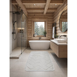 Protiskluzová koupelnová předložka 3D 7288 sand