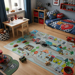 Dětský kusový koberec Torino kids 231 STREET