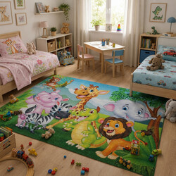 Dětský kusový koberec Torino kids 239 JUNGLE
