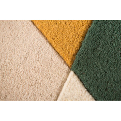 Ručně všívaný kusový koberec Illusion Prism Green/Multi