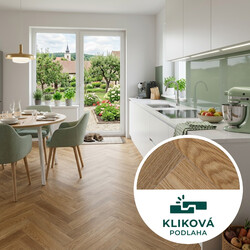 Vinylová podlaha kliková Canadian Design Herringbone London