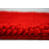 Protiskluzová koupelnová předložka RASTA MICRO červená