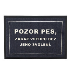 TRHÁK: Rohožka se psím svolením 40x60 cm - na ven i na doma