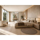 Kusový koberec Astra hnědý kruh
