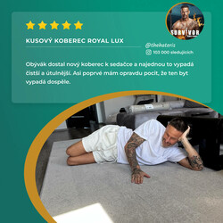 Metrážový koberec Royal Lux 40